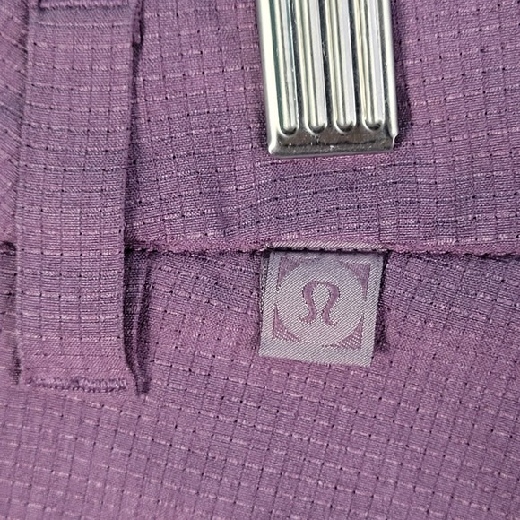 Lululemon Shorts Men's Size 33 8" Purple Commission Short Oxford Classic - Picture 3 of 11